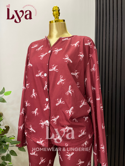 Burgundy pj