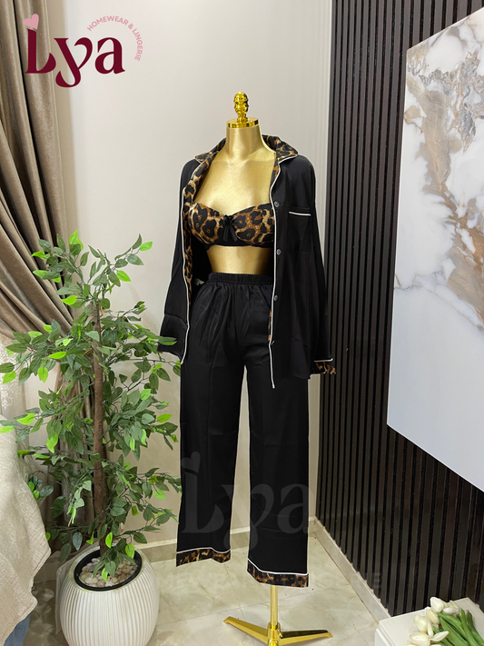 Satin pj 4 piece