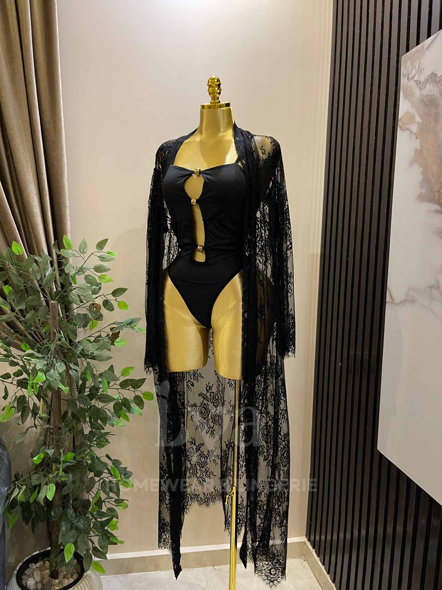 Black Lace Bodysuit