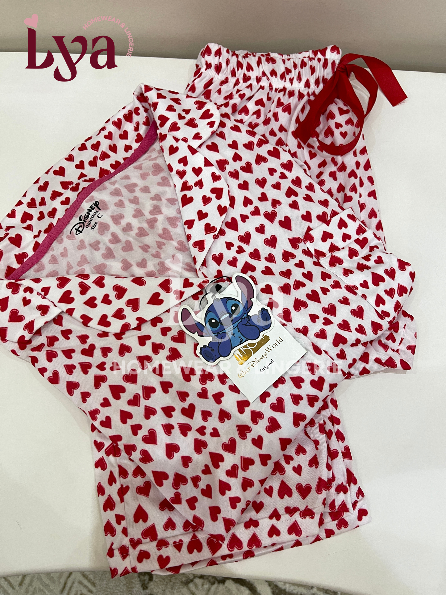 Heart-print pajamas