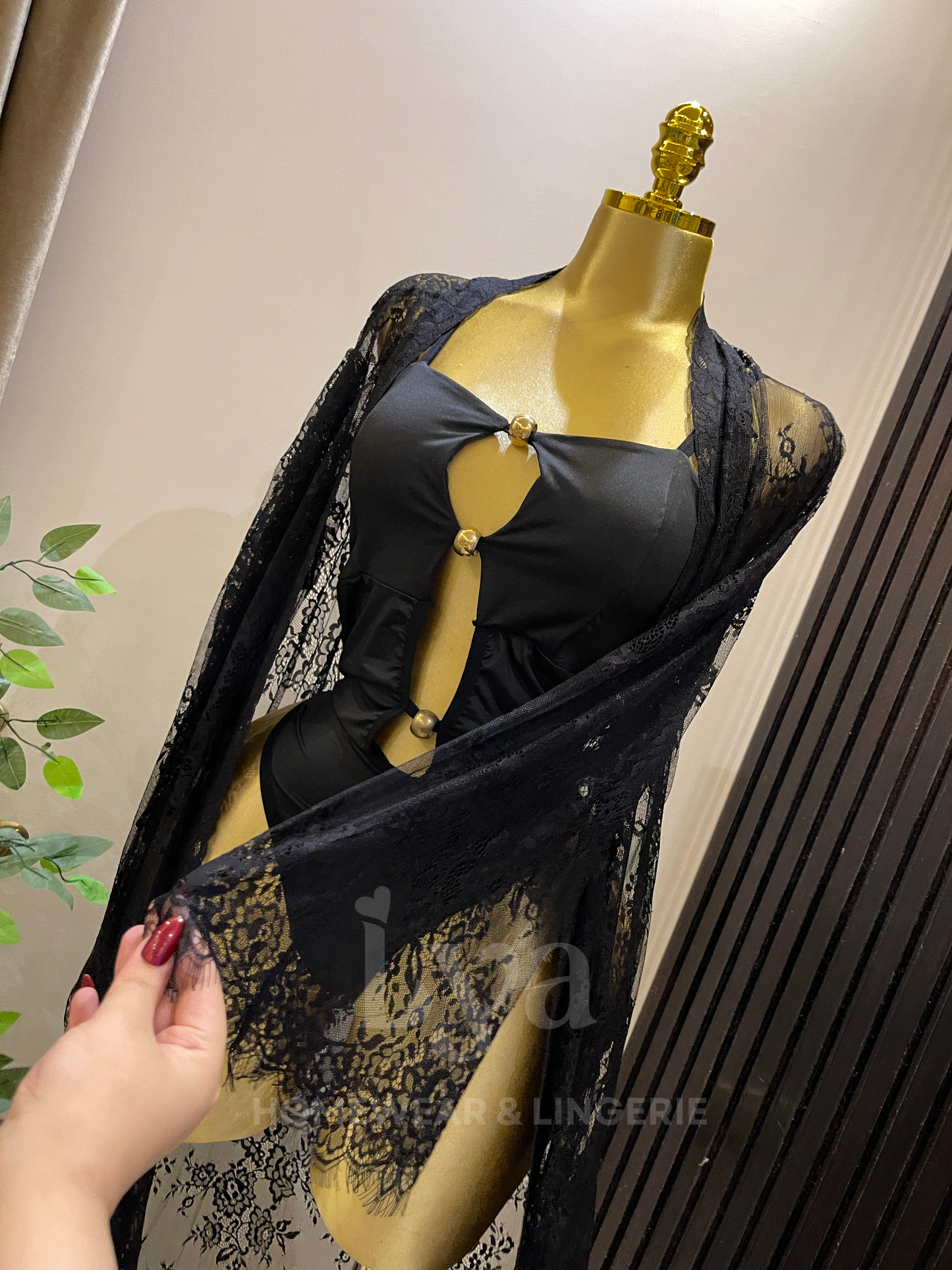 Black Lace Bodysuit